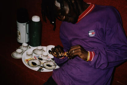 Laurent at Studio Tambourin
